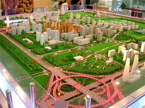 园林沙盘模型模型与工程建筑模型对比有什么特性？